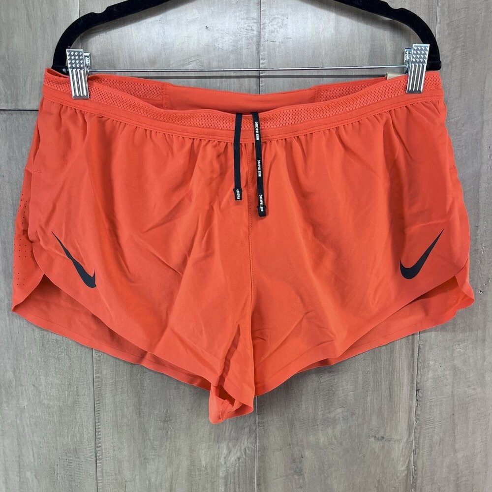 Nike AeroSwift Dri-Fit ADV 2” Lined Running Shorts Red Men's Large FN3349-696